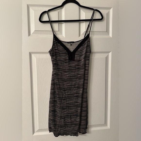 TART Size L Black Tan Jersey Sleep Dress Nightgown Nightie R $38 - Picture 11 of 11
